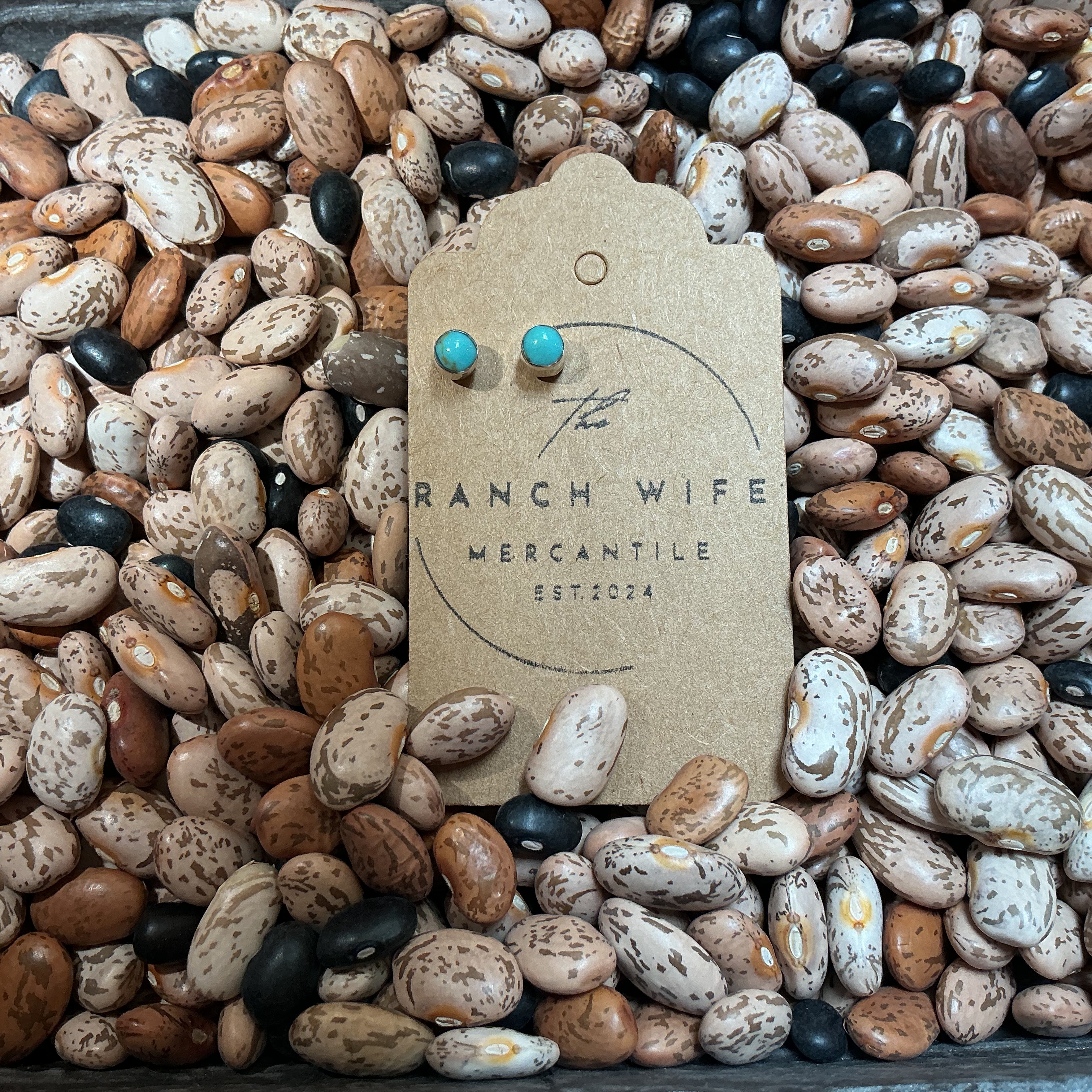 Mini Turquoise Studs